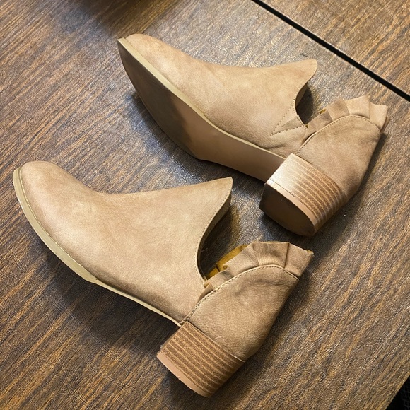 Super Cute Leather ankle boots size 7 - Picture 4 of 4